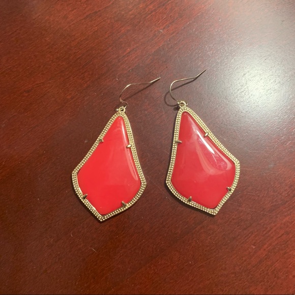 Kendra Scott Alexandra Red earrings - Picture 1 of 2